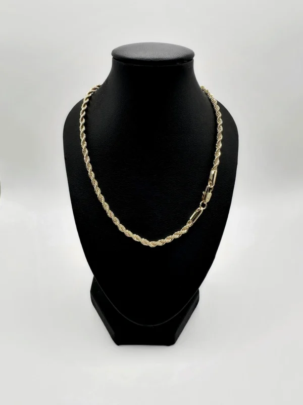 Cadena torzal oro laminado 18k Cadena torzal oro laminado 18k