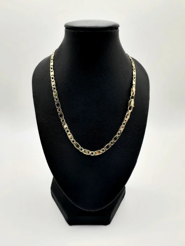 cadena corte gucci figaro oro laminado