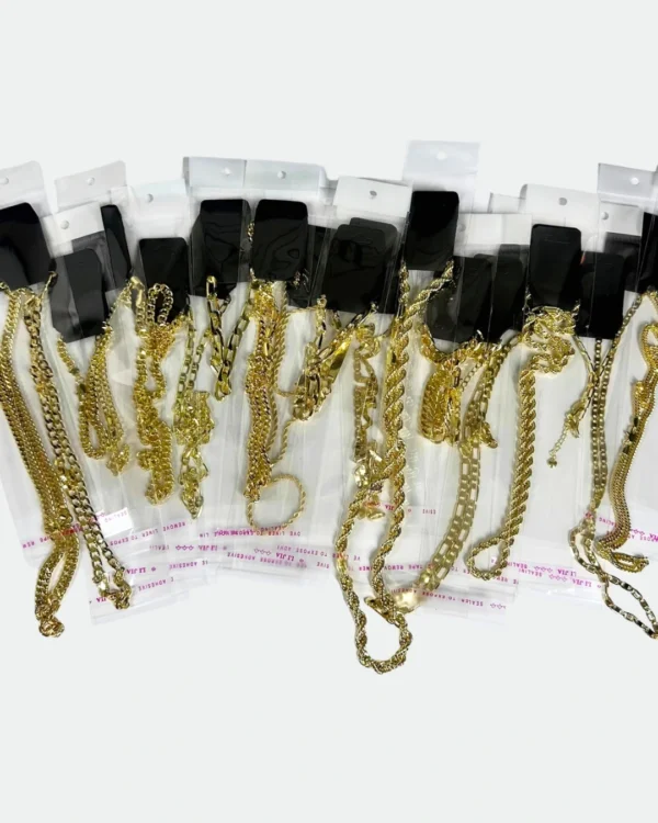 Paquete mayoreo emprendedor oro laminado 18k Paquete mayoreo emprendedor oro laminado 18k