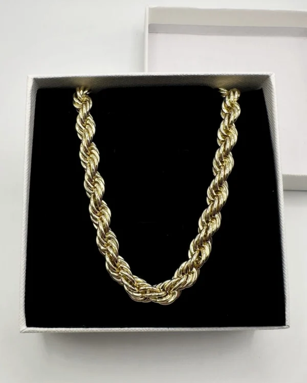 Cadena torzal oro laminado 18k Cadena torzal oro laminado 18k