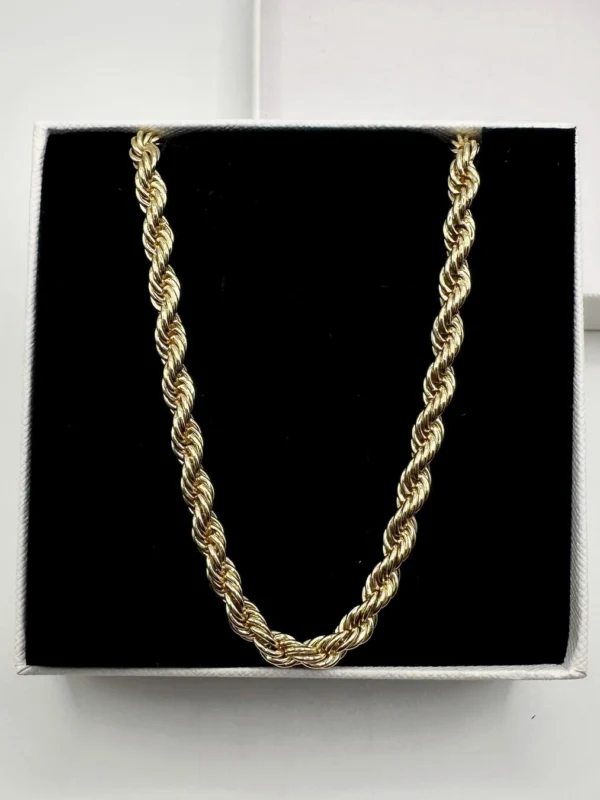 Cadena torzal oro laminado 18k Cadena torzal oro laminado 18k