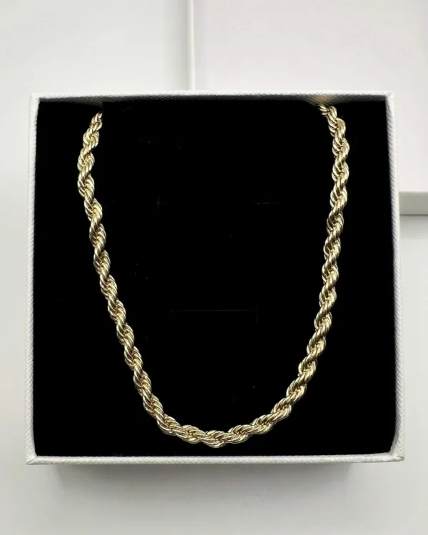 Cadena torzal oro laminado 18k Cadena torzal oro laminado 18k