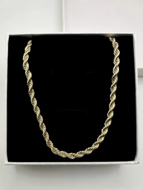 Cadena torzal oro laminado 18k Cadena torzal oro laminado 18k