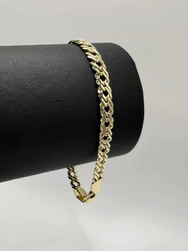 Pulso miami doble rombo oro laminado 18k Pulso miami doble rombo oro laminado 18k