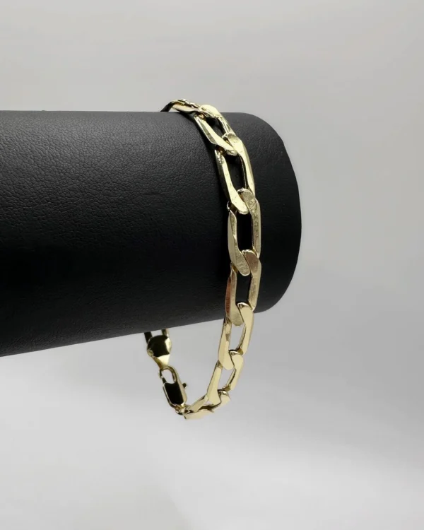 Pulso cubano largo oro laminado 18k Pulso cubano largo oro laminado 18k