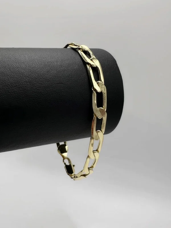 Pulso cubano largo oro laminado 18k Pulso cubano largo oro laminado 18k