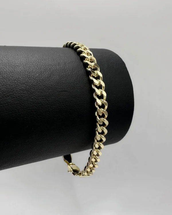 pulso cubano liso oro laminado 18k pulso cubano liso oro laminado 18k