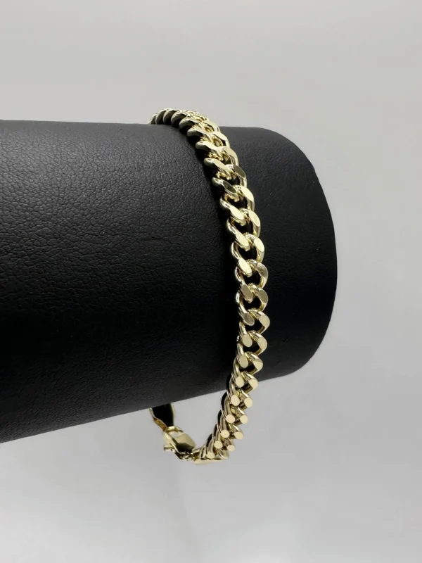 pulso cubano liso oro laminado 18k pulso cubano liso oro laminado 18k