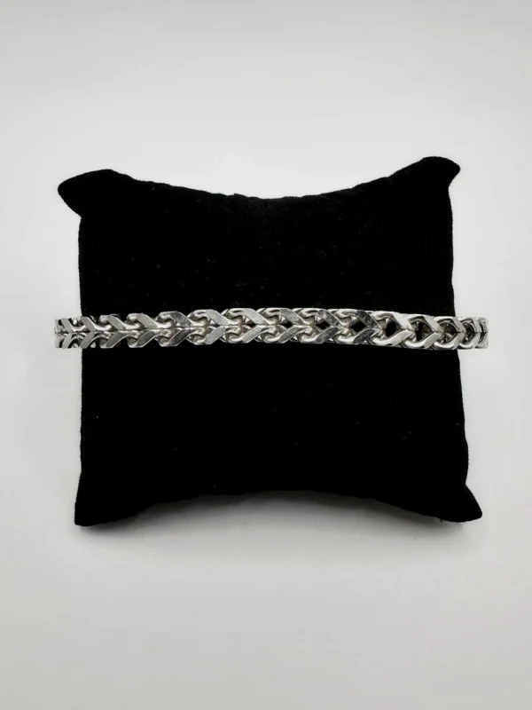 Pulso doble cubano semi barbado acero inoxidable 316l Pulso doble cubano semi barbado acero inoxidable 316l