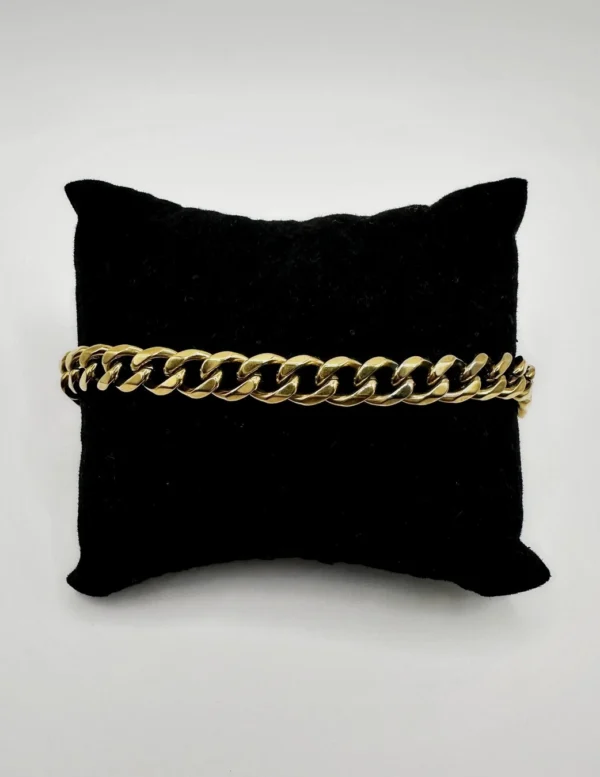 pulso cubano dorado acero inoxidable 316L pulso cubano dorado acero inoxidable 316L